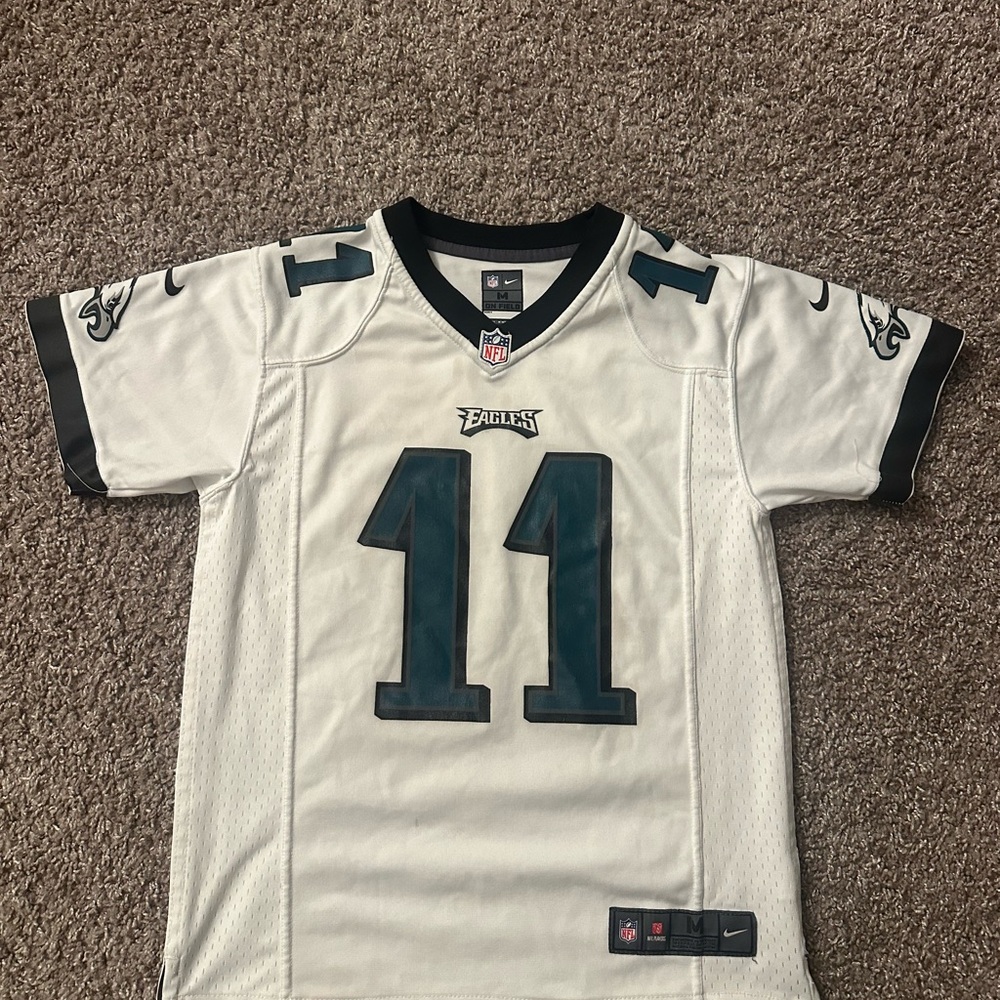 Nike White and Black Team Jersey